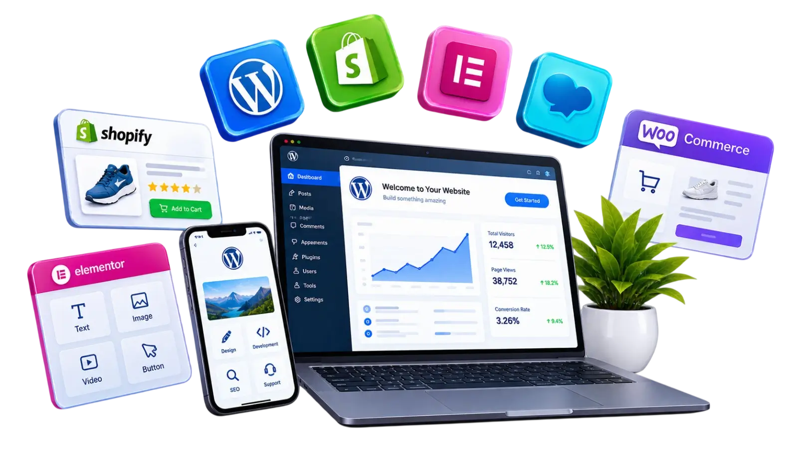 ExpandX Digital - Custom WordPress and Ecommerce Web Design Services